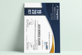CERTIFICADOS PARA EL CONGRESO INTERNACIONAL AACE PERú 2019